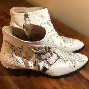 Chloe White Susanna Boots 37